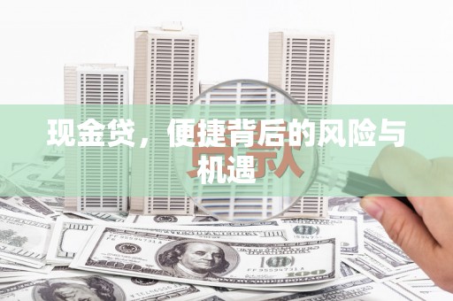 威海现金贷，便捷背后的风险与机遇