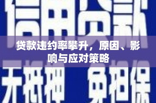 威海贷款违约率攀升，原因、影响与应对策略