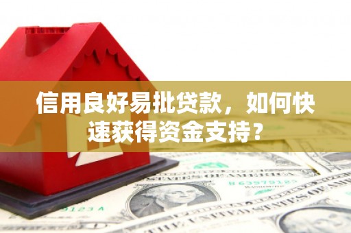 威海信用良好易批贷款，如何快速获得资金支持？