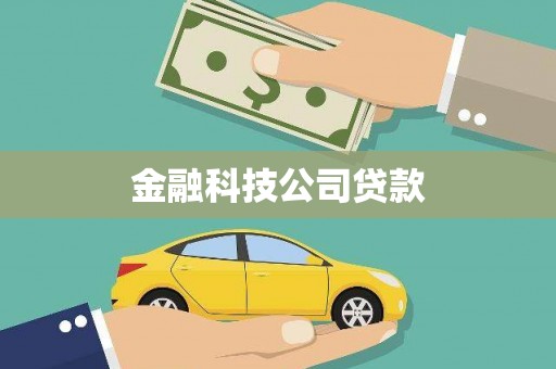 威海金融科技公司贷款