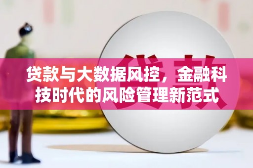 威海贷款与大数据风控，金融科技时代的风险管理新范式