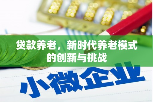 威海贷款养老，新时代养老模式的创新与挑战