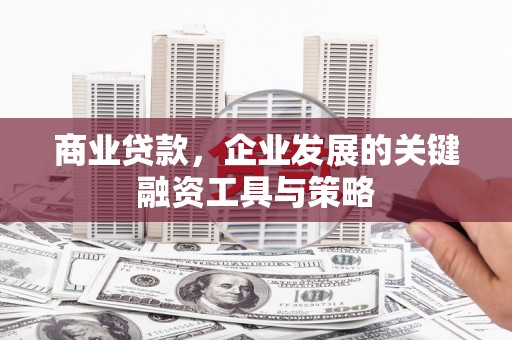 威海商业贷款，企业发展的关键融资工具与策略