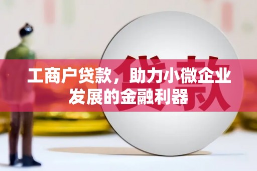 威海工商户贷款，助力小微企业发展的金融利器