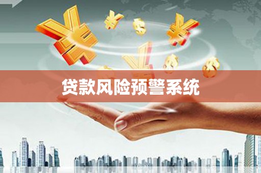 威海贷款风险预警系统