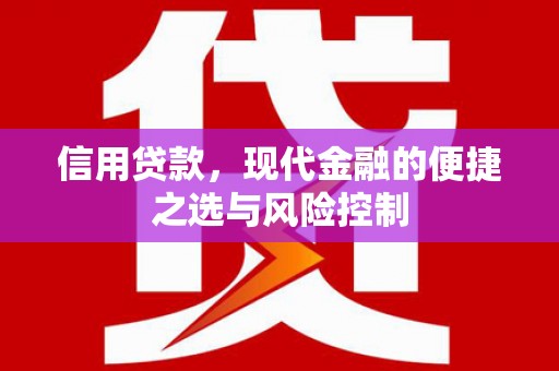 威海信用贷款，现代金融的便捷之选与风险控制