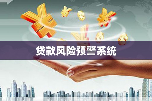 威海贷款风险预警系统