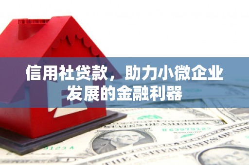 威海信用社贷款，助力小微企业发展的金融利器