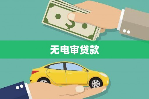 威海无电审贷款