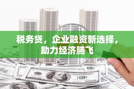 威海税务贷，企业融资新选择，助力经济腾飞