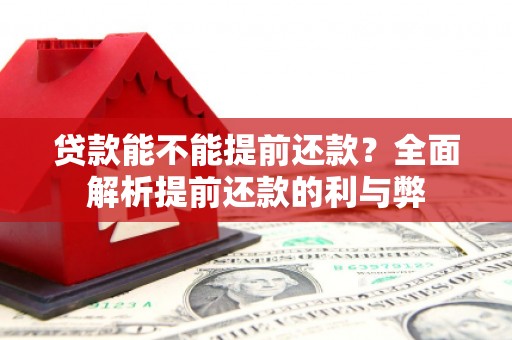 威海贷款能不能提前还款？全面解析提前还款的利与弊