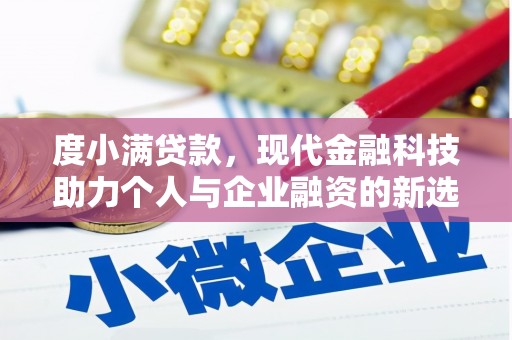 威海度小满贷款，现代金融科技助力个人与企业融资的新选择