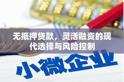 威海无抵押贷款，灵活融资的现代选择与风险控制