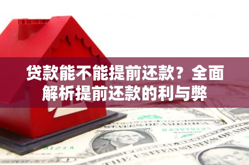 威海贷款能不能提前还款？全面解析提前还款的利与弊
