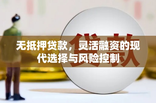 威海无抵押贷款，灵活融资的现代选择与风险控制