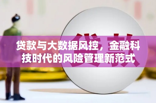 威海贷款与大数据风控，金融科技时代的风险管理新范式