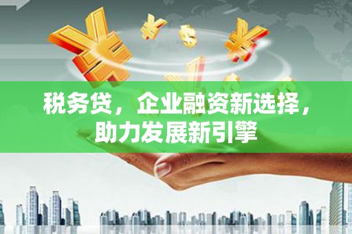 威海税务贷，企业融资新选择，助力发展新引擎