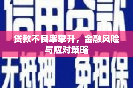 威海贷款不良率攀升，金融风险与应对策略