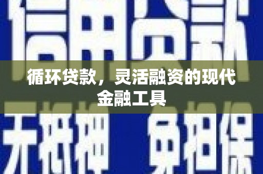 威海循环贷款，灵活融资的现代金融工具