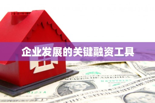 威海企业发展的关键融资工具