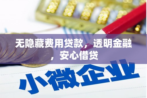 威海无隐藏费用贷款，透明金融，安心借贷