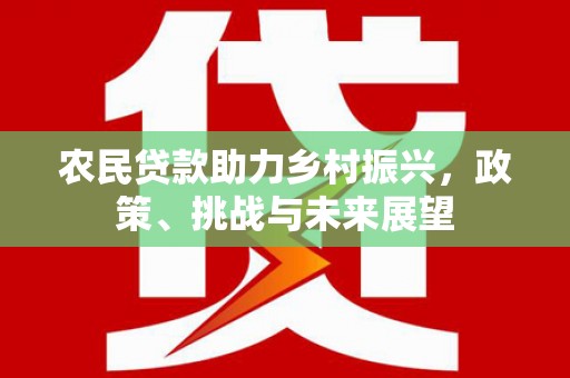 威海农民贷款助力乡村振兴，政策、挑战与未来展望