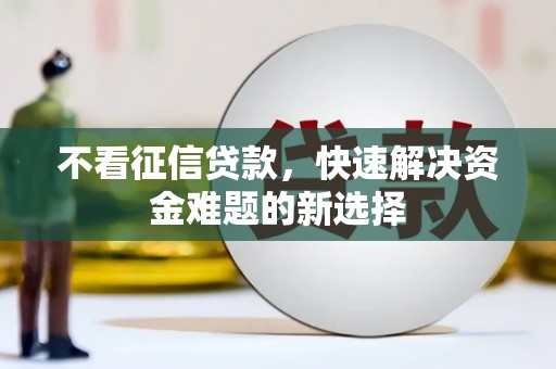 威海不看征信贷款，快速解决资金难题的新选择