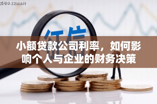 威海小额贷款公司利率，如何影响个人与企业的财务决策