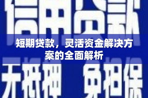 威海短期贷款，灵活资金解决方案的全面解析