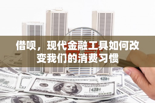 威海借呗，现代金融工具如何改变我们的消费习惯