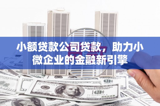 威海小额贷款公司贷款，助力小微企业的金融新引擎