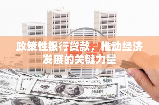 威海政策性银行贷款，推动经济发展的关键力量