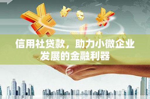 威海信用社贷款，助力小微企业发展的金融利器