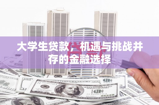 威海大学生贷款，机遇与挑战并存的金融选择