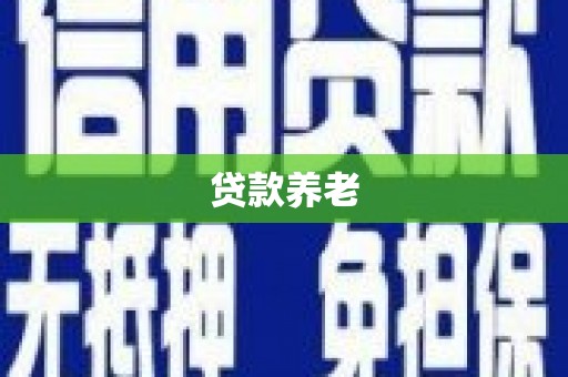 威海贷款养老