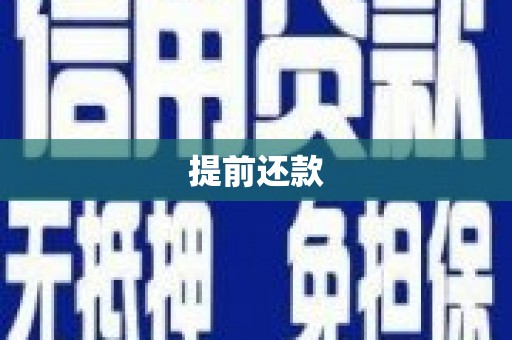 威海提前还款