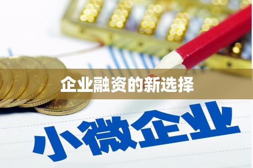 威海企业融资的新选择