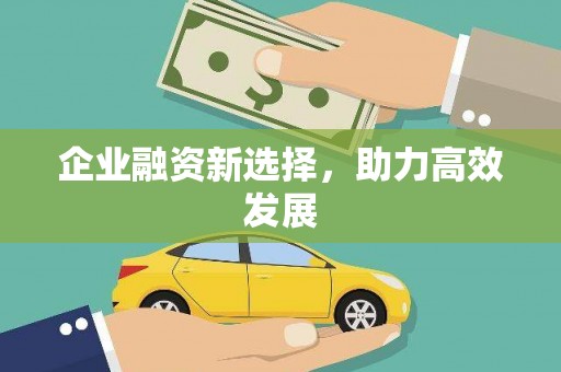 威海企业融资新选择，助力高效发展